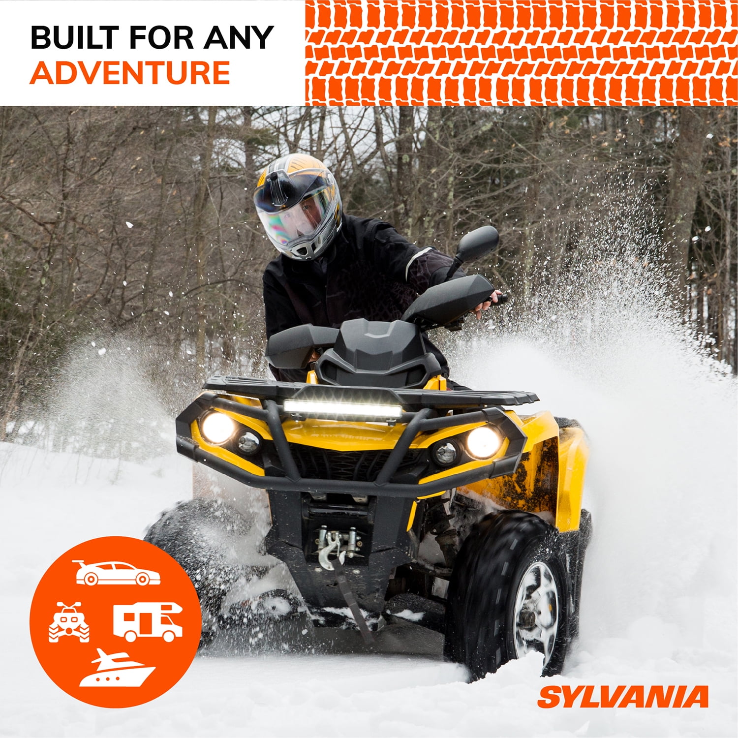 Sylvania - Slim 12 inch LED Light Bar - LIFETIME Limited Warranty - COMBO Spot + Flood Light 4000 Raw Lumens Waterproof Off Road Driving Work Light Pod, Truck, Jeep, Boat, ATV, UTV, SUV, 4x4, 1 Pack