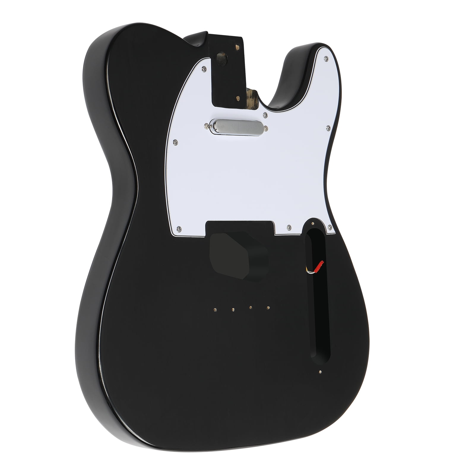 Ktaxon DIY Electric Guitar Kit, 6 String TL Style Electric Guitar Kits with Mahogany Body, Maple Neck and Accessories Black