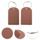 thumbnail image 3 of Etiquetas de Equipaje Vertical Semicirculares Únicas de 1 Pc para Oficina de PU Marrón, 3 of 5