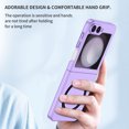 thumbnail image 7 of Decase Magnetic Case for Samsung Galaxy Z Flip 6/7 FE, Luxury Magnetic Shockproof Anti Scratch Slim Case,Compatible with Mag-Safe,Matte Hard PC Back Cover for Galaxy Z Flip 7 FE/Z Flip 6,Purple, 7 of 7