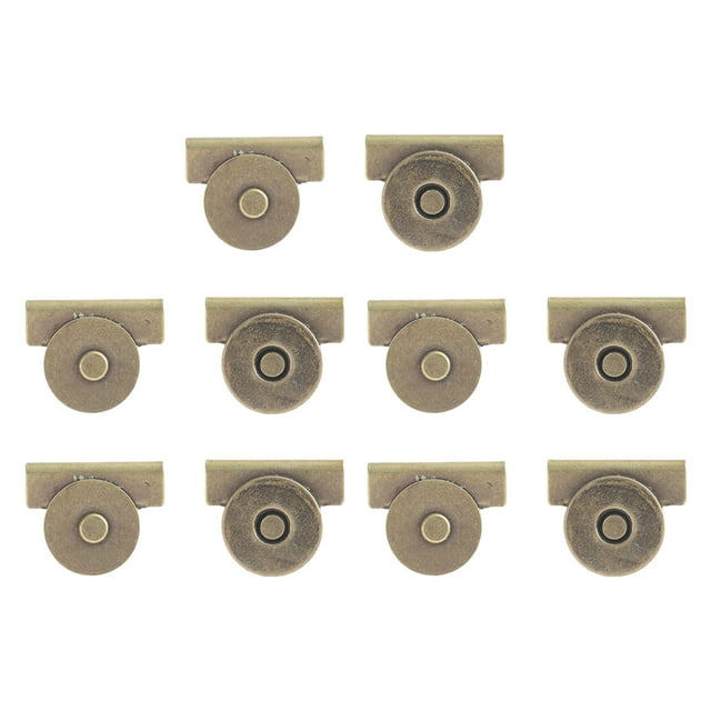 Shengyu 10pack/lot Fashionable Magnetic Snaps For Handbags And Clothing Multi Functional Applications coppery