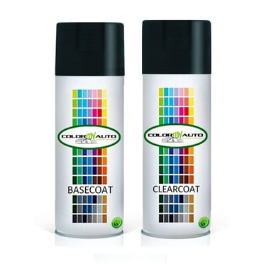 for BMW 5-Series 1995-98 ARCTIC SILVER METALLIC 309 Base Coat & Clear Coat Aerosol