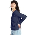 thumbnail image 2 of Hanes Women’s EcoSmart Cotton-Blend Fleece Crewneck Sweatshirt, 2 of 3