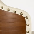 thumbnail image 4 of Ahoy Mid-Century Counter Stool in Walnut and Cream Faux Leather by LumiSource, 4 of 7
