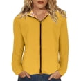 thumbnail image 1 of LOVZFMLL Vestes pour Femmes Mode Décontractée Imprimée à Manches Longues à Capuche, 1 of 6