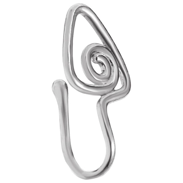 Adjustable Nose Hoop Jewelry for Men Piercings and Non-Clip Designs Rings for Women Fashionable Nose Jewelry Options