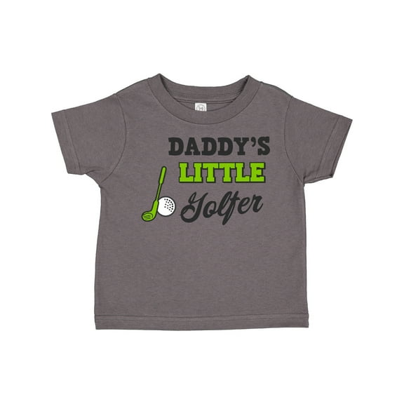 Inktastic Daddys Little Golfer with Golf Club and Ball Boys or Girls Toddler T-Shirt