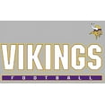 thumbnail image 2 of NFL Minnesota Vikings Block Text Sport-Grey Small Hoodie, 2 of 4