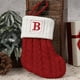 thumbnail image 1 of Initial Alphabet Christmas Stockings 7inch Letter Personalised Xmas Stocking Letter Personalised Xmas Stocking 26 Soft Stockings Decorations For Family Party, 1 of 2