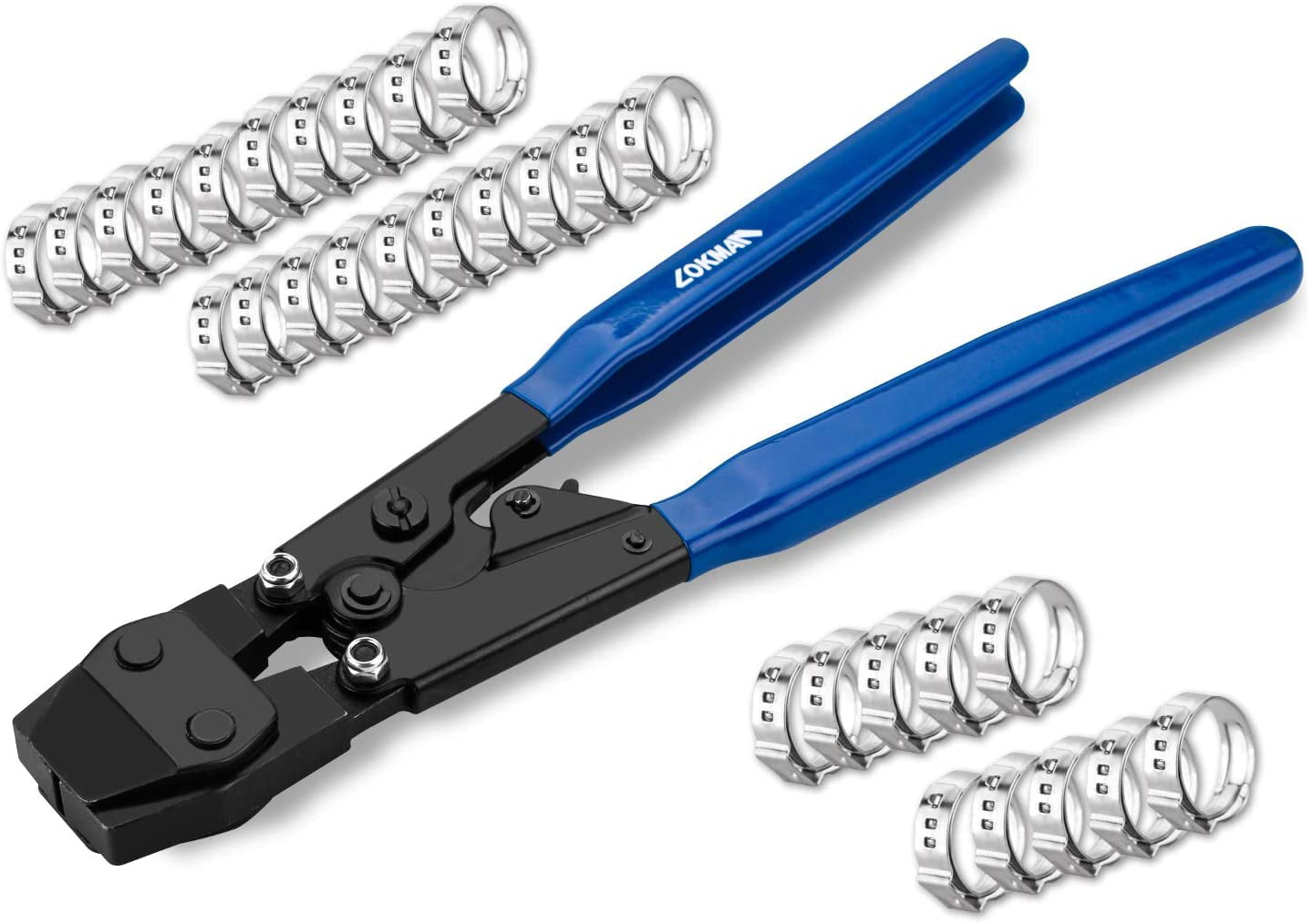 Details about   Tubing Plumbing Kit Cinch Crimping & Calibration Tool & Stainless Steel Clamps 
