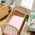 thumbnail image 3 of Parent's Choice 2-Piece 180 Thread Count Pink Cotton Fitted Crib Sheet Set, 3 of 6