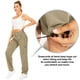 thumbnail image 5 of Pantalones de senderismo Toomett 6608 para mujer, secado rápido, UPF 50+, color caqui L, 5 of 8