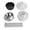 white, variant on BIMZUC Premium Iron Floor Ashtray – Self‑Cleaning, Detachable, Adjustable Height, Red – Ideal for Restaurants, KTV, Patio & Home