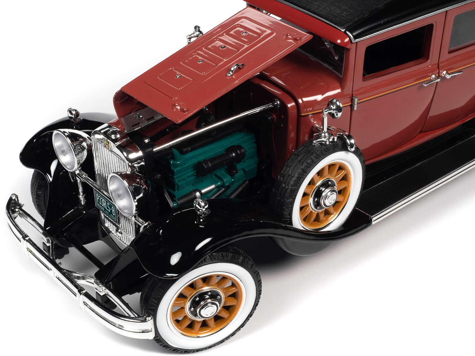 サントスピンク 1/18 ピアレス マスター8 1931セダン シナモンレッド