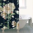 thumbnail image 4 of Pioneer Flower Floral Print Pattern Shower Curtain 36"x72" ,Bathroom Decorative Shower Curtains Set with 12 Hooks,Modern Waterproof Washable Shower Curtain, 4 of 6