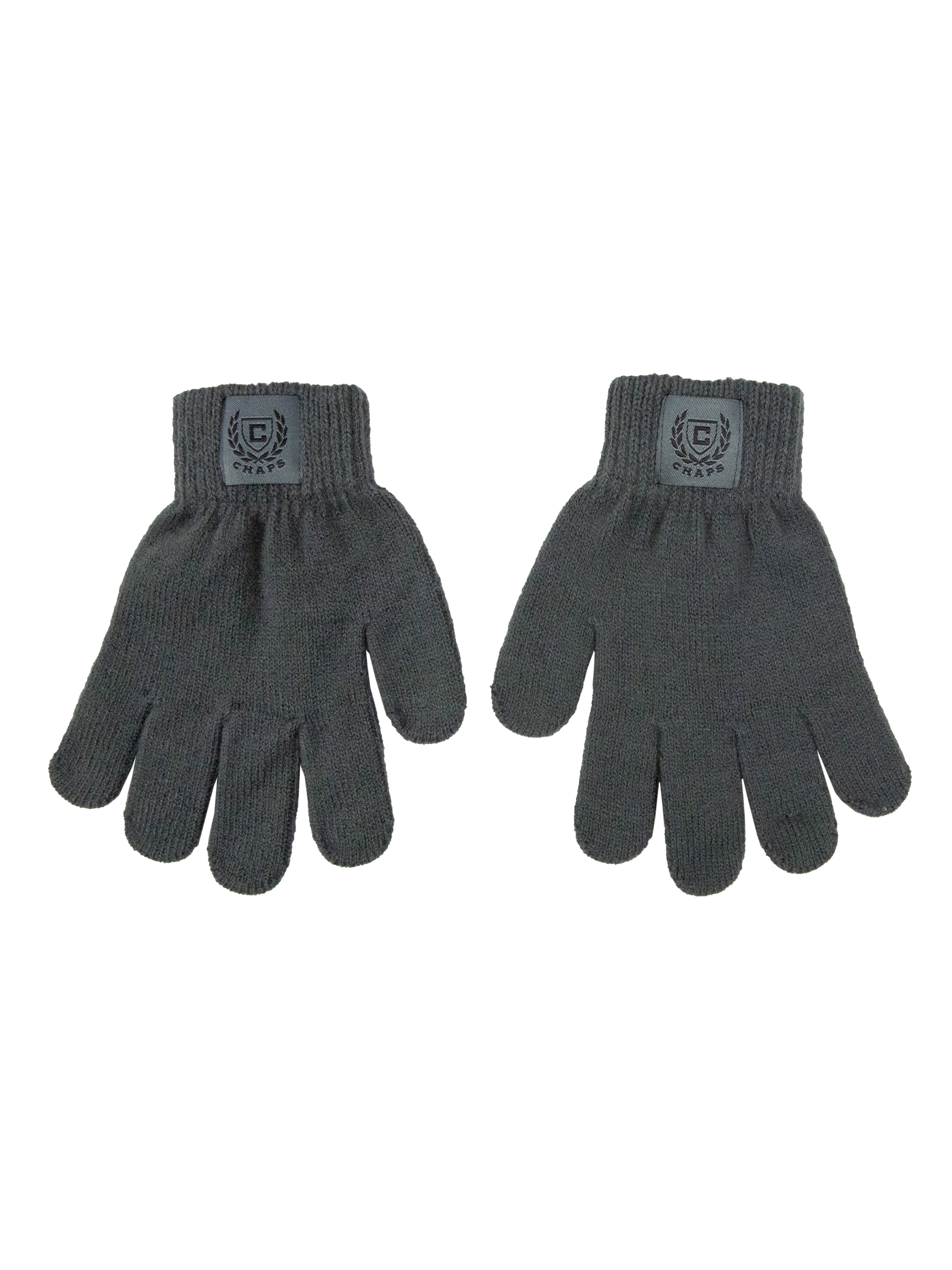 Chaps Brand Boys Crest Hat with Glove and Scarf, 3 Piece Giftable Set, One Size