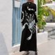 thumbnail image 3 of Escorpio Zodíaco Astrología Horóscopo Cumpleaños Vestido largo Vestido largo Ropa de mujer Vestido de noche de mujer Vestido largo de mujer, 3 of 5