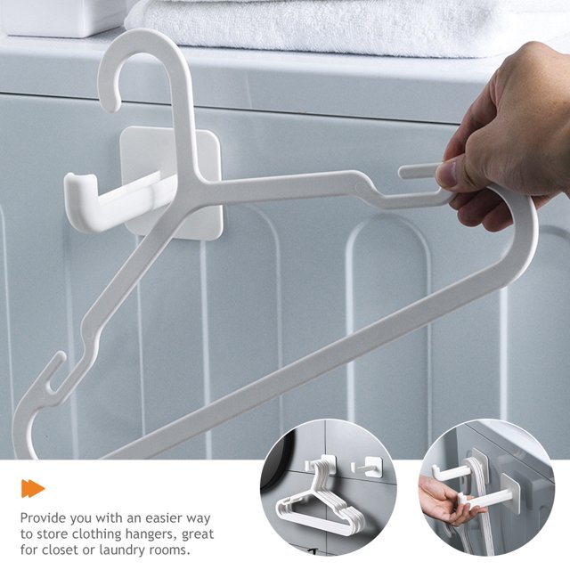 FOMIYES 2Ud Organizador De De Pared Para Ropa Con Estructura Adhesiva Para Casa