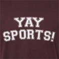 thumbnail image 5 of Wild Bobby YAY SPORTS! Sports Men Premium Tri Blend T-Shirt, Cardinal, Small, 5 of 5