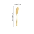 thumbnail image 2 of Espátula de Acero Inoxidable - Herramienta para Decoración de Pasteles y Untado de Queso, Alisador Ergonómico para Crema y Glaseado, Utensilio Versátil para Hornear y Cocinar, Paquete de 1, 2 of 7