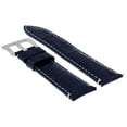 thumbnail image 2 of 22MM LEATHER WATCH BAND STRAP FOR BREITLING SUPEROCEAN A17392 NAVITIMER BLUE WS, 2 of 2