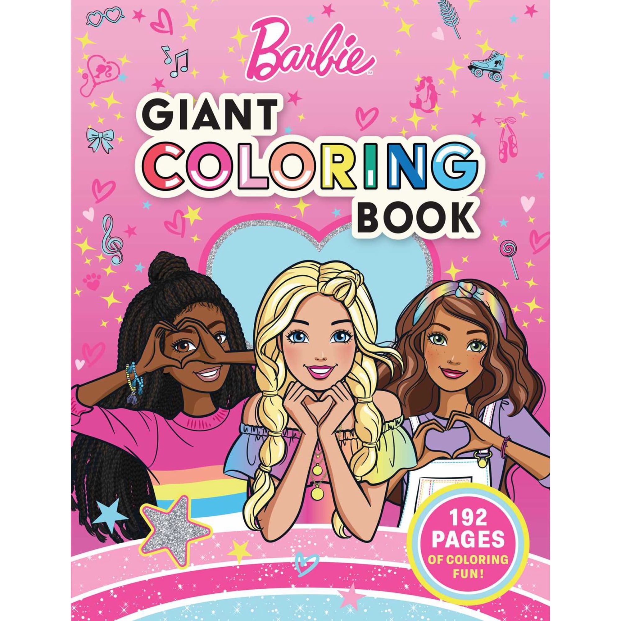 Barbie: Giant Coloring Book, 192 pages (Paperback)