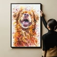 thumbnail image 6 of Nova Scotia Duck Tolling Retriever Dog Canvas Wall Art Prints,Watercolor Dog Art Canvas Painting Poster,Pet Canvas Painting Puppy Artwork 8x12 inches, 6 of 6