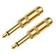thumbnail image 5 of 2pcs Audio 6.35 Mm 1/4 Pulgadas TS Enchufe Diy Cabeza Recta 90 Grados, 5 of 9