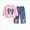 Pink 0726, variant on Toddler Girls Clothes Outfits 9 12 18 24 Months 2T 3T 4T 5T 6T Toddler Girls Fall Winter Clothes Girls Cartoon Top Denim Pants 2PCs Set Dailywear Yellow Size 3-4 Years
