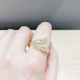 thumbnail image 3 of Minnieouse Anillo de moda, anillos de apertura de cristal brillante, decoración, joyería, accesorio de vestir para boda, fiesta, trabajo diario Ropa, zapatos y accesorios Miscelánea Minnieouse AP015122-00, 3 of 6