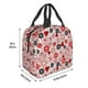 thumbnail image 3 of Easygdp Cute ladybugs red Bolsa Térmica Premium - Tela Oxford Impermeable, Gran Capacidad, Bolsillo Frontal, Unisex para Trabajo, Escuela, Actividades al Aire Libre y Picnics, 3 of 8