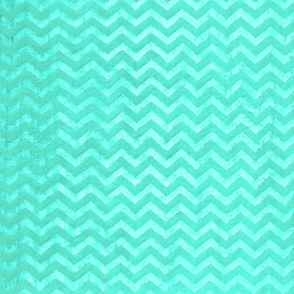 Ahgly Company Machine Washable Indoor Square Oriental Turquoise Blue Industrial Area Rugs, 4' Square
