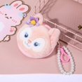 thumbnail image 2 of Lindo monedero de peluche de Sanrio, creativo bolso de almacenamiento con diseño de dibujos animados de melodía kulomi, llavero colgante al, 2 of 4
