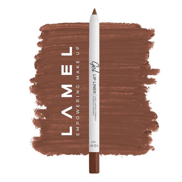 Lápiz delineador de labios en gel mate Lamel | Textura ingrávida y cremosa - Afilable - De larga duración e impermeable - Acabado impecable y altamente pigmentado - Hidratante - Sin crueldad animal y