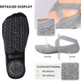 thumbnail image 3 of 4Pairs Non-Slip Yoga Ballet Hospital Grip Socks Pink, 3 of 7