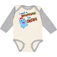 thumbnail image 3 of Inktastic I Want a Hippopotamus for Christmas Cute Stuffed Hippo Boys or Girls Long Sleeve Baby Bodysuit, 3 of 5