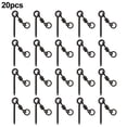 thumbnail image 1 of 20pcs Carp Fishing Screws with D-Rig Swivel Ring for Piercing and Holding, 1 of 10