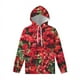 thumbnail image 5 of Sudadera con capucha con estampado 3D de flores rosas retro para hombre y mujer, jersey con estampado floral estilo Harajuku, ropa de calle informal, sudaderas con capucha, 5 of 5