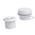 thumbnail image 3 of Ventilador De Techo De 12V, 1800Rpm, Forma De Seta, Blanco, Silencioso, Extractor De Aire De Escape Para Ático, Ventilador Extractor Para Autocaravana, Caravana Advancent VI007071-00, 3 of 6