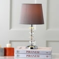 thumbnail image 5 of SAFAVIEH Derry 15 in. Crystal Table Lamp with Light Grey Polyester Shade, Set of 2, 5 of 8