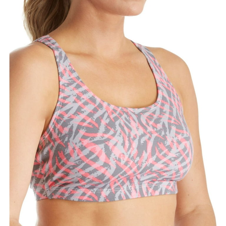 Women's Leading Lady 514 Sports Bra (Diva Pink/Gray Print 38 B/C/D)