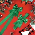 thumbnail image 4 of Christmas Welcome Ribbon, 78x2.4 Inch Adjustable Red and Green Cabinet Bows for Holiday Decor, Easy to Install on Doors, Windows, Christmas Trees and Mantels, 4 of 9