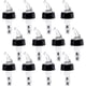 thumbnail image 1 of 12 Pack Automatic Measured Bottle Pourer, 1 OZ White, 1 of 5