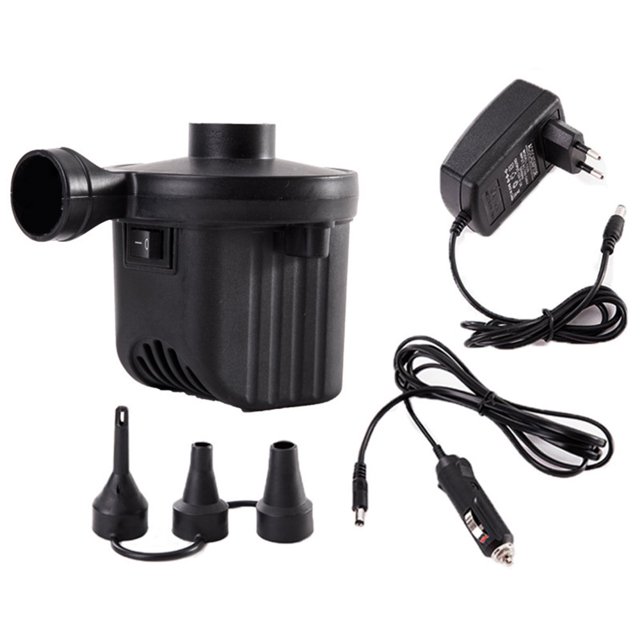 Electric Air Pump Portable Quick-Fill Car Adapter Air Pump For Inflatable Pool Float Inflatable Cushions New。,