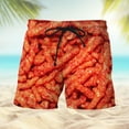 thumbnail image 1 of Bañador corto ajustado para hombre con estampado y bolsillos, traje de baño deportivo de secado rápido., 1 of 3