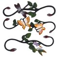 thumbnail image 3 of 3PCS Rural Painting Hook S-shaped Animal Hooks Iron Art Hook Hanging Basket Flowerpot Hook for Gardening Indoor Outdoor(Dragonfly, Butterfly, Kingfish, 3 of 3