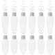 thumbnail image 1 of BESTYASH 12Ud Esferas Transparentes Plásticas Llenables En Forma De Bombilla Para, 1 of 7