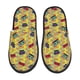 thumbnail image 1 of Fotbe 90s Audio Tape Pantuflas Peludas para Mujer con Estampado, Zapatillas de Peluche, Zapatos de Invierno para Casa, Uso Interior y Exterior-Large, 1 of 8