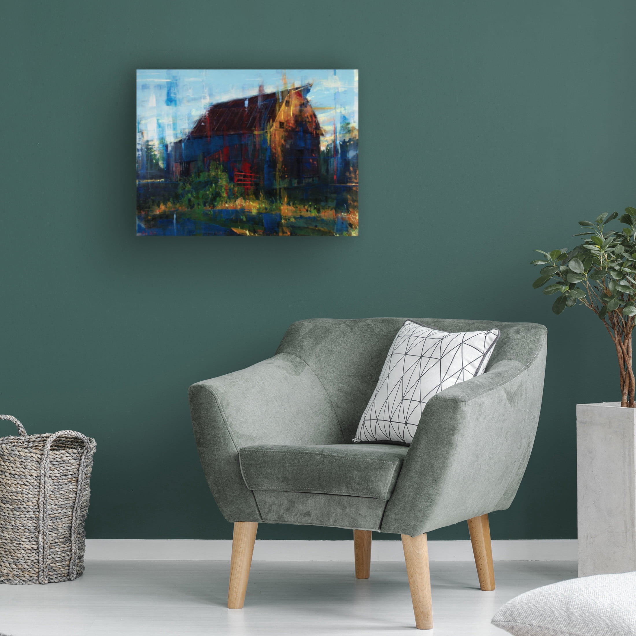 Trademark Fine Art James Ayers  Morning Shadows Canvas Wall Art