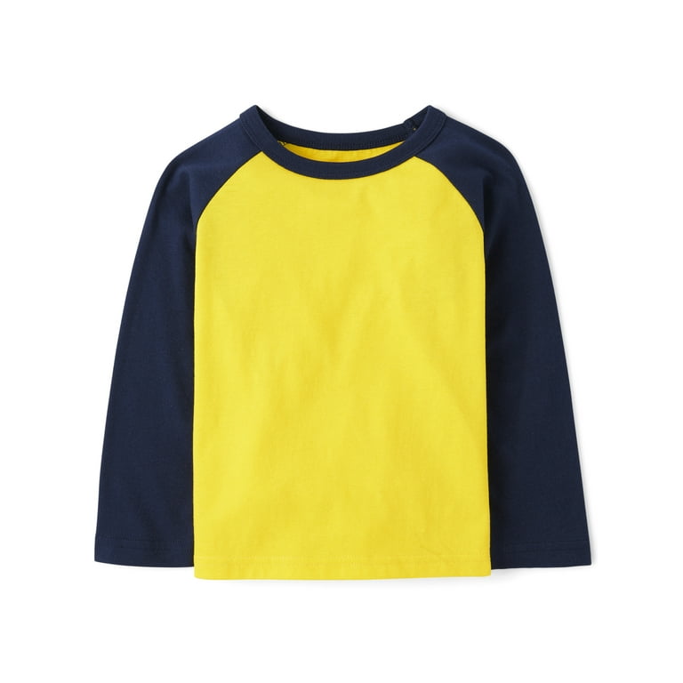 Baby Boy Long Sleeve T-Shirt Yellow Baby Boy Long Sleeve T-Shirt Yellow
